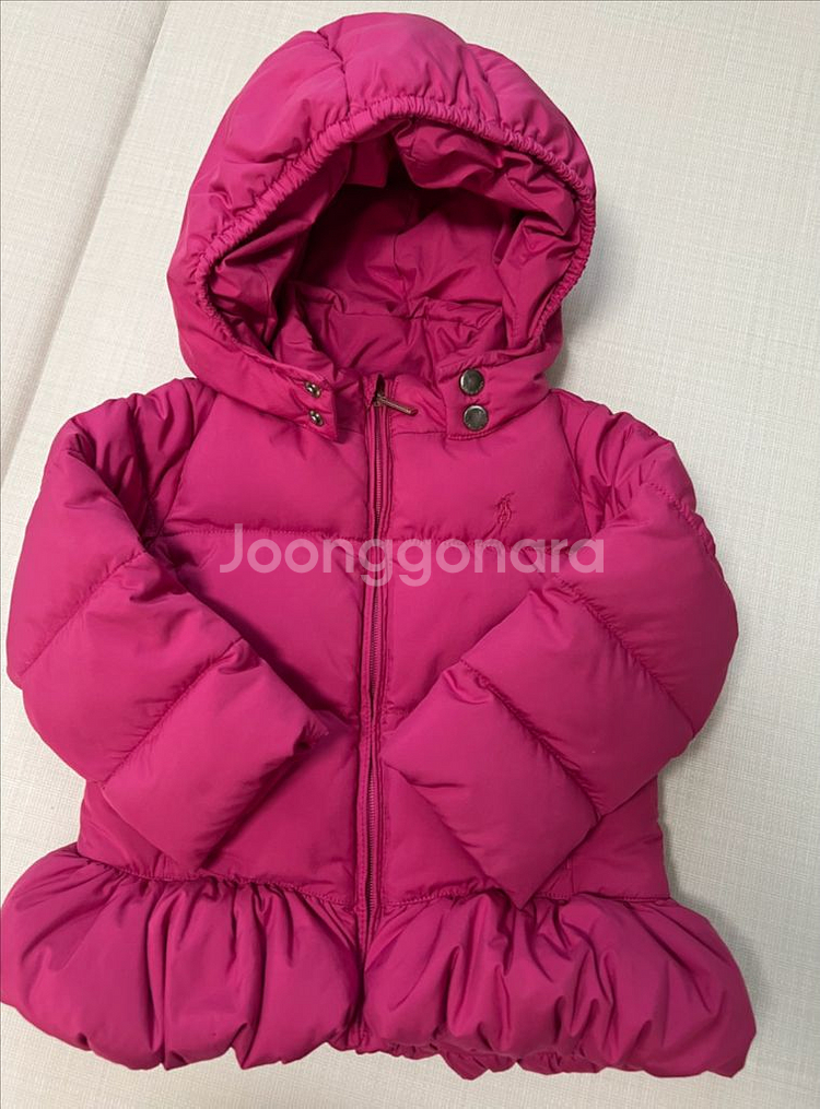 폴로 랄프로렌 여아 패딩 3T--0
