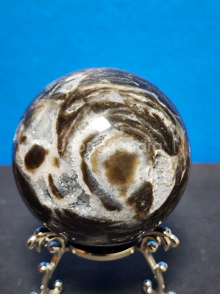 천연크리스탈 스펠레나이트 구체 (6cm)+받침대--0