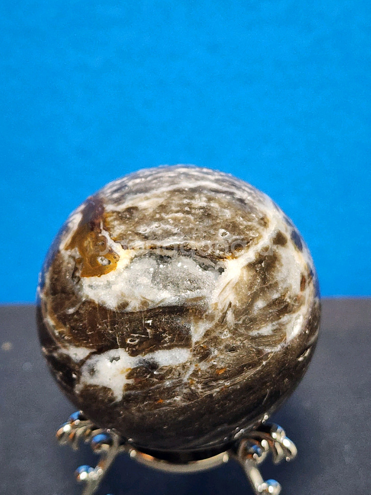 천연크리스탈 스펠레나이트 구체 (6cm)+받침대--1