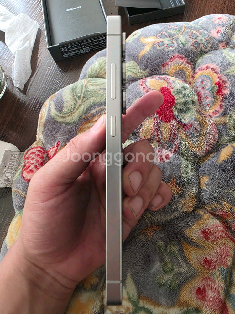 s25울트라 실버블루 자급제 512--4