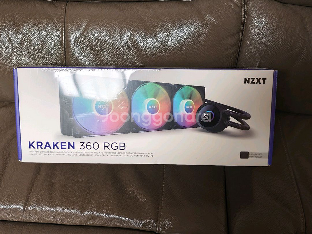 NZXT KRAKEN 360 RGB 블랙 국내정발--0