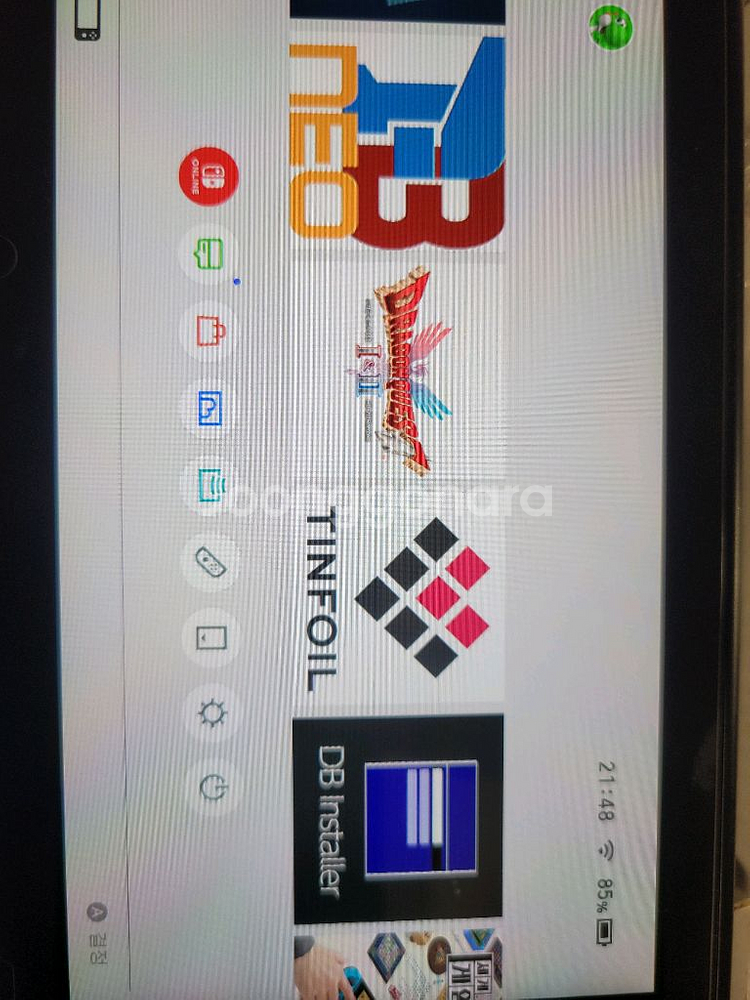 스위치 동물의숲 버전 배터리개선 박스풀셋 팔아요. 게임다수--0