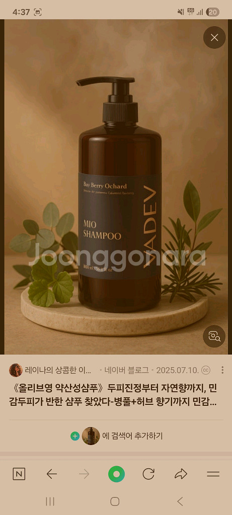 바디브 미오 샴푸--0