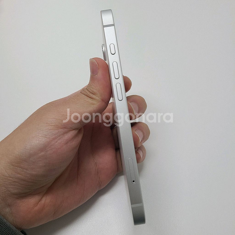 배터리 100% 자급제 아이폰 16e 512기가 화이트--3