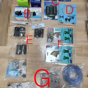 [어항용품-3]기포기관련용품일괄판매합니다(대광기포기,수중모터,스펀지여과기,에하임오리주둥이,기포기세트)