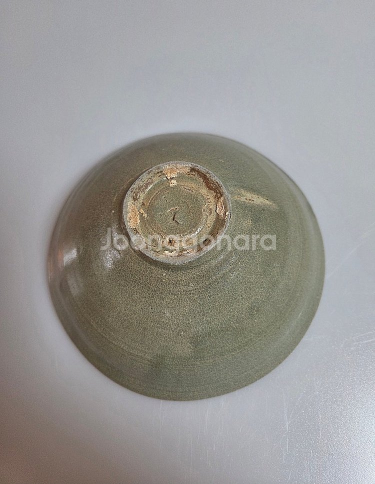 고미술품 고려시대 12세기 고려청자 다완--3