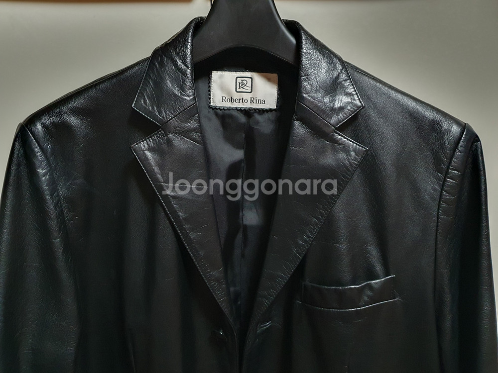로베르토 리나 소가죽 블레이저 자켓 (UK 40 -100 사이즈)--1