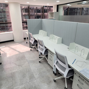 [신품]사무용책상 화이트 강남전시장 사무용가구