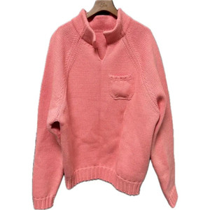 [OS] STU 24FW 카라 니트 핑크 샘플