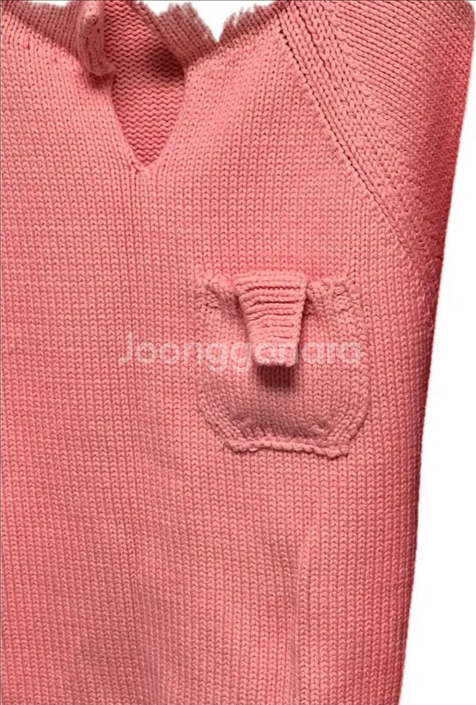 [OS] STU 24FW 카라 니트 핑크 샘플--3