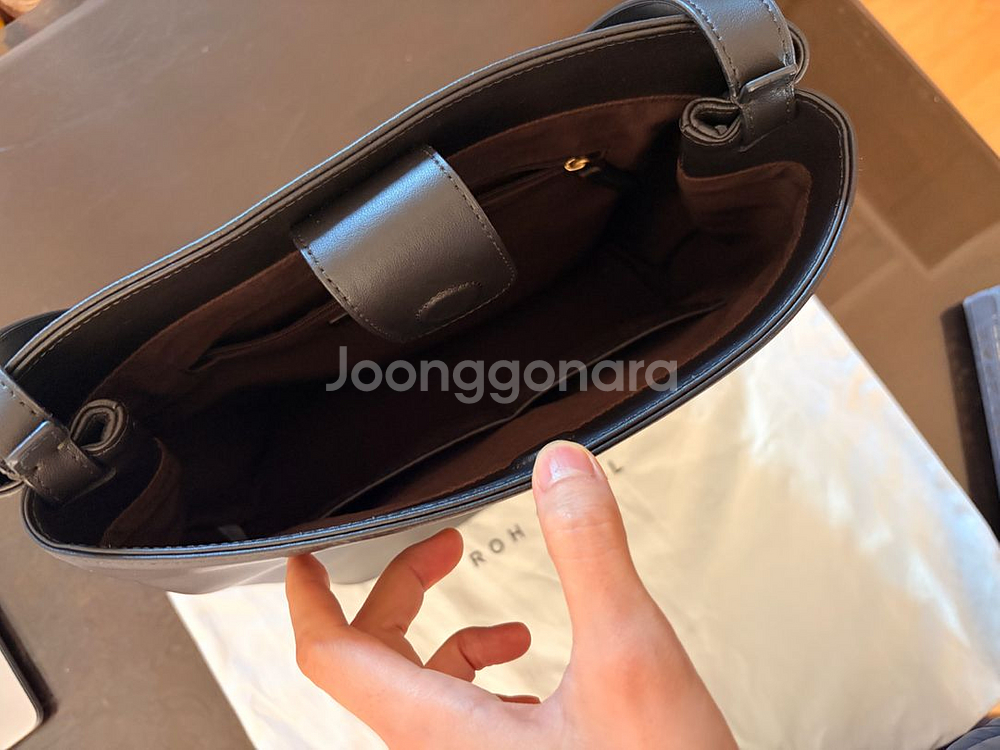 로서울 숄더백 (Large Aline shoudler bag amber)--3