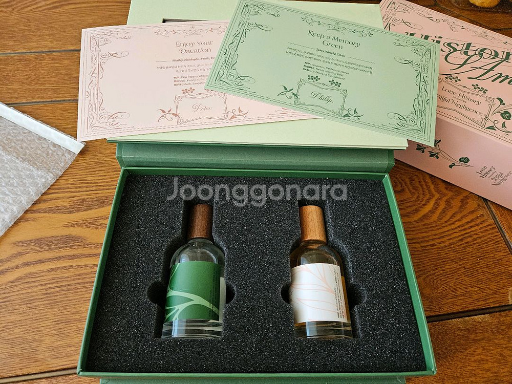 미필적 고의에 의한 연애사 미필고 공식 굿즈 향수 세트--1