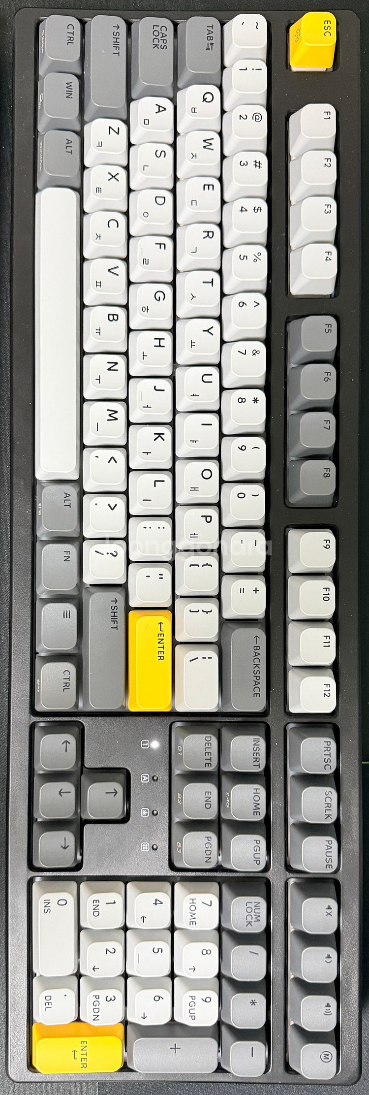 TFG Cloud Max CF 동그리 게이밍 기계식 유무선 가스켓 sb 스페이스블랙, HMX크림 치즈 또각--0