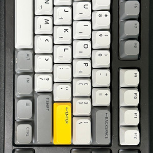 TFG Cloud Max CF 동그리 게이밍 기계식 유무선 가스켓 sb 스페이스블랙, HMX크림 치즈 또각