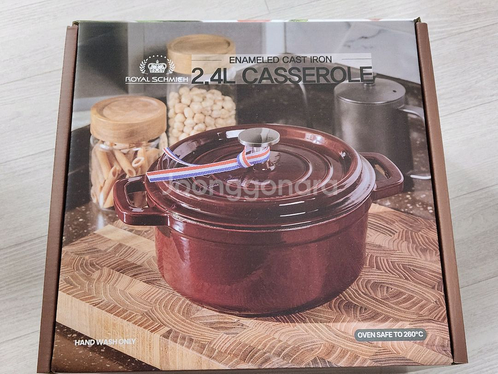 무쇠냄비 2.4L 새상품 주물--0