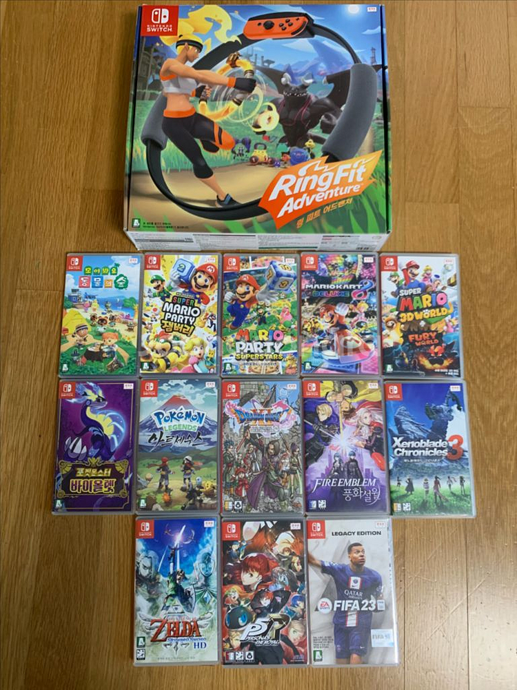 닌텐도 스위치 및 마리오, 포켓몬스터 다수 게임칩 정리합니다.--9