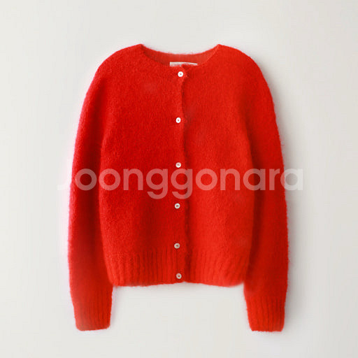낫띵리튼 알파카 니트 가디건--0