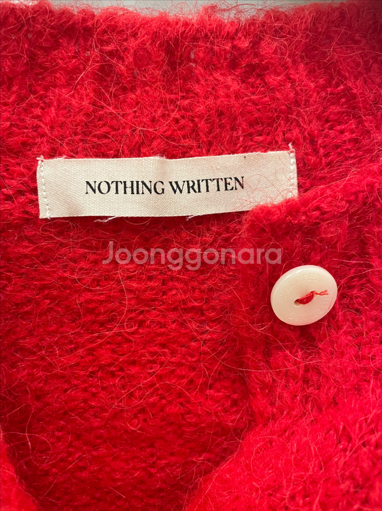 낫띵리튼 알파카 니트 가디건--4