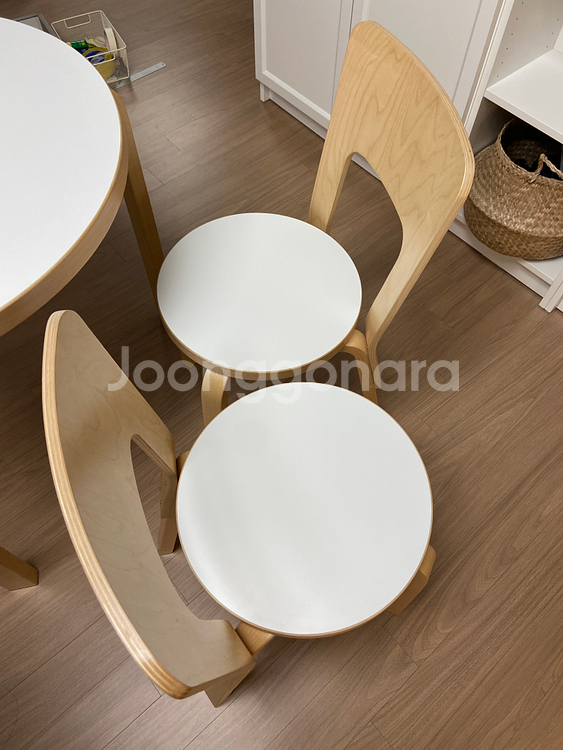 아르텍(artek) 테이블 및 의자--2