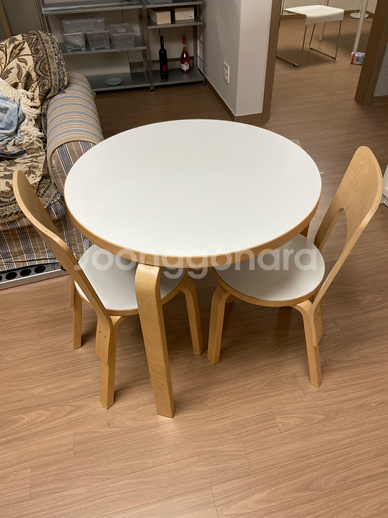 아르텍(artek) 테이블 및 의자--0