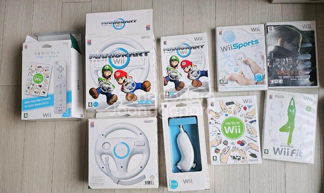 닌텐도 Wii 2인 하드 보드 마리오카트 hdmi 젠더--2