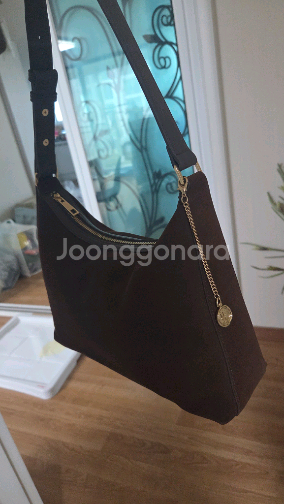 룩캐스트 수잔 스웨이드 호보백--5