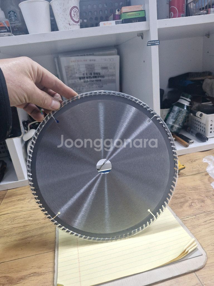 10인치각도카타기날 250mm 원형톱날 목재알미늄용 미사용제품--1