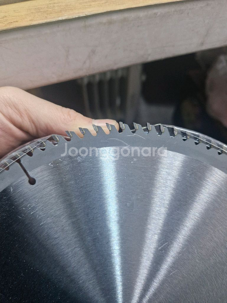 10인치각도카타기날 250mm 원형톱날 목재알미늄용 미사용제품--4