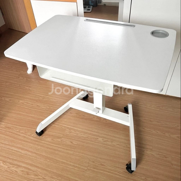 루나랩 높이조절 이동책상 (사이드테이블가능)--1