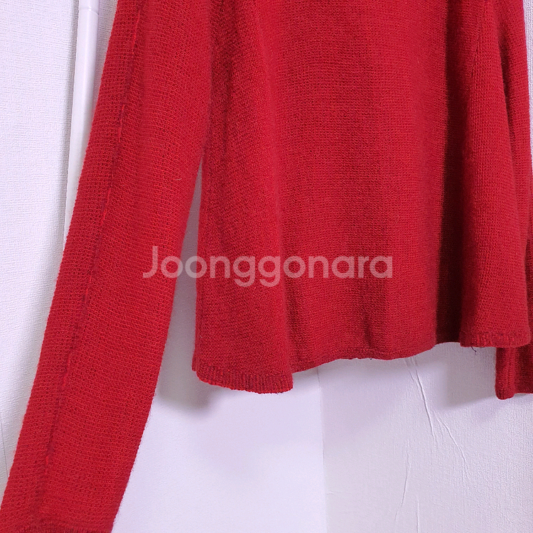 sjsj 알파카울 뒷집업 니트가디건--2
