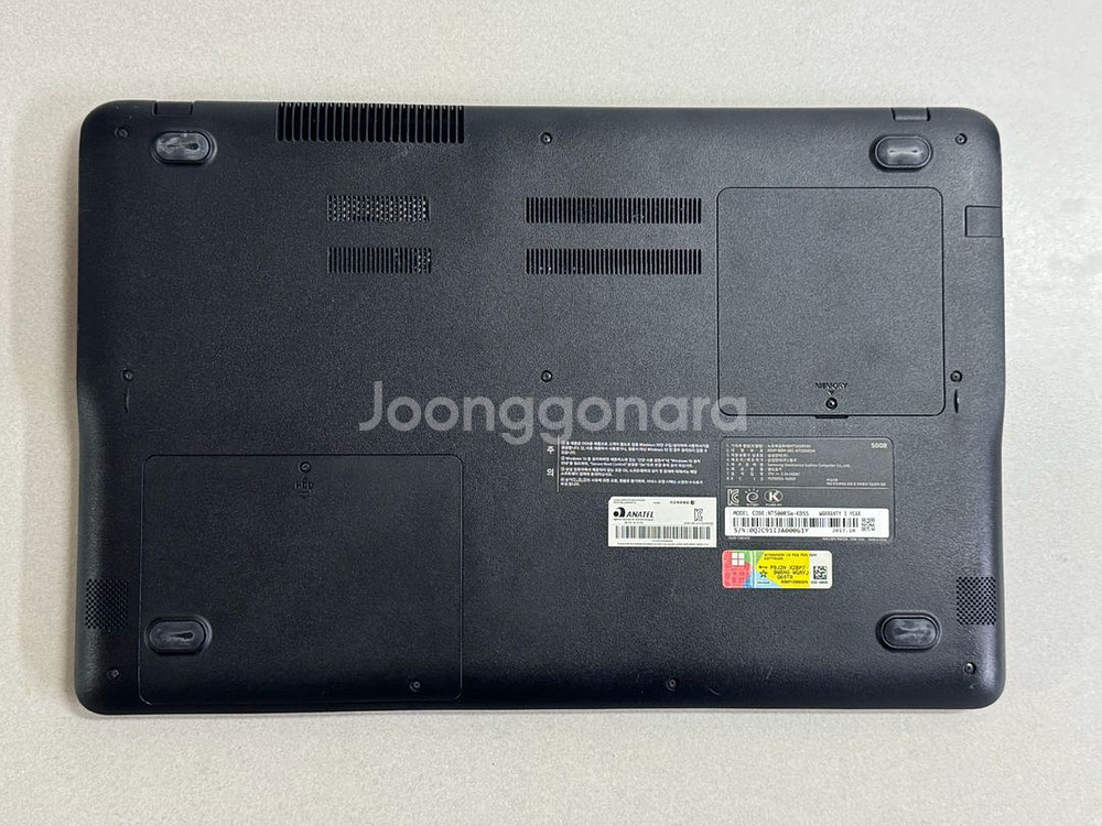 [ 배터리 거의 새거 ] 삼성 노트북 NT500R5W i5-7200U--4