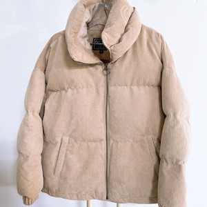 (XS~S)게스여자하이넥골덴코듀로이오버핏패딩점퍼