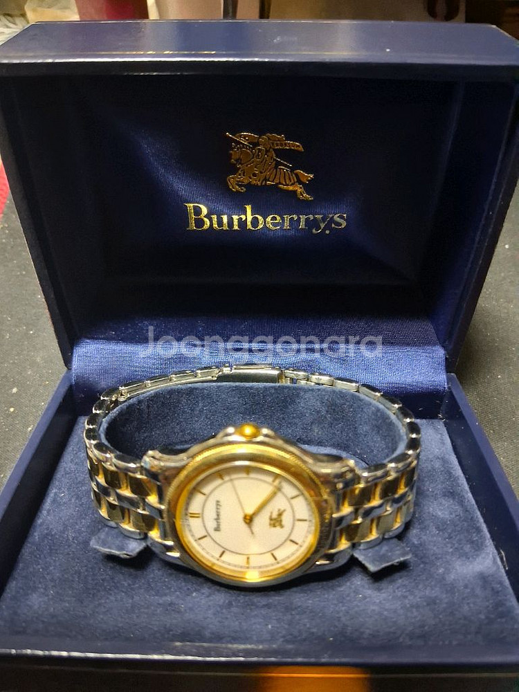 버버리BURBERRYS JAPAN 남녀공용 콤비32mm쿼츠시계--0