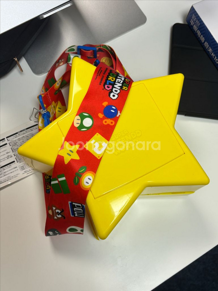 슈퍼 마리오 별 스타 팝콘통--2