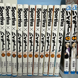 하이큐 소설판 스포티바 콜라보 전권 이미지