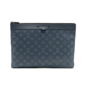 루이비통 네이비 블루 모노그램 섀도우 포쉐트 디스커버리 클러치 (내장칩) / M80425