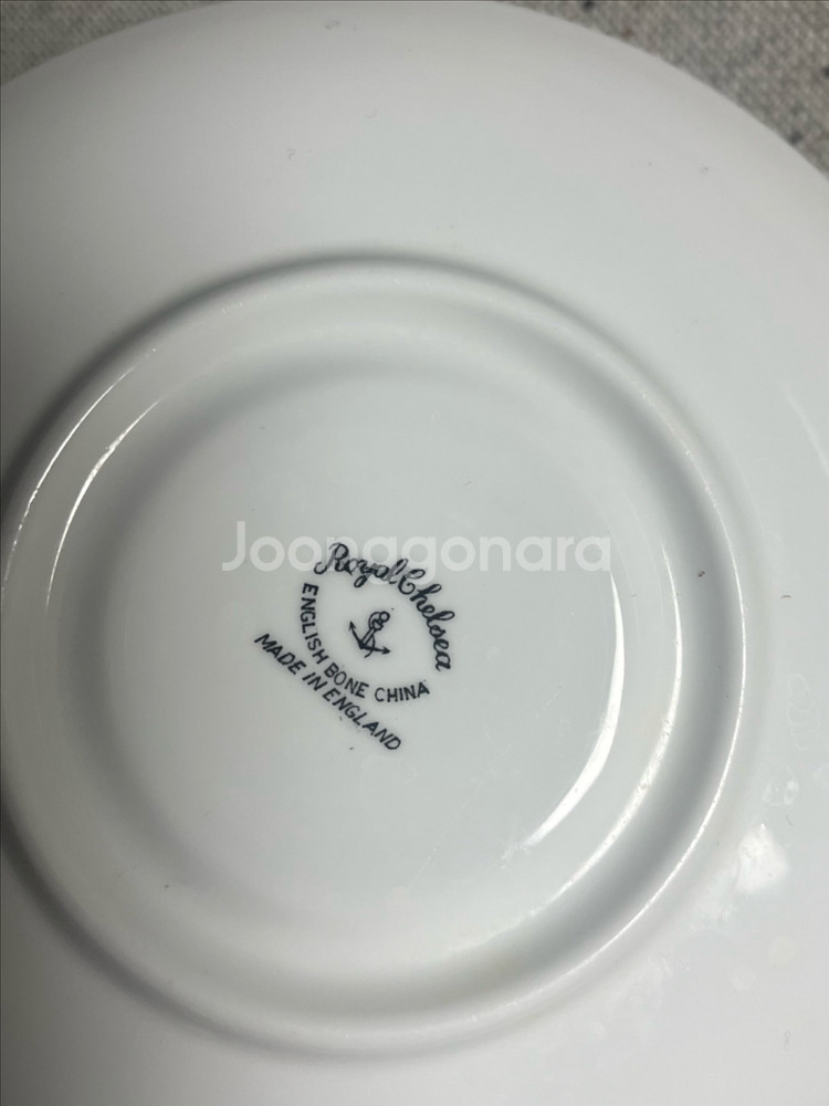 엔틱 영국 로얄첼시 찻잔 & 소서 커피잔--5