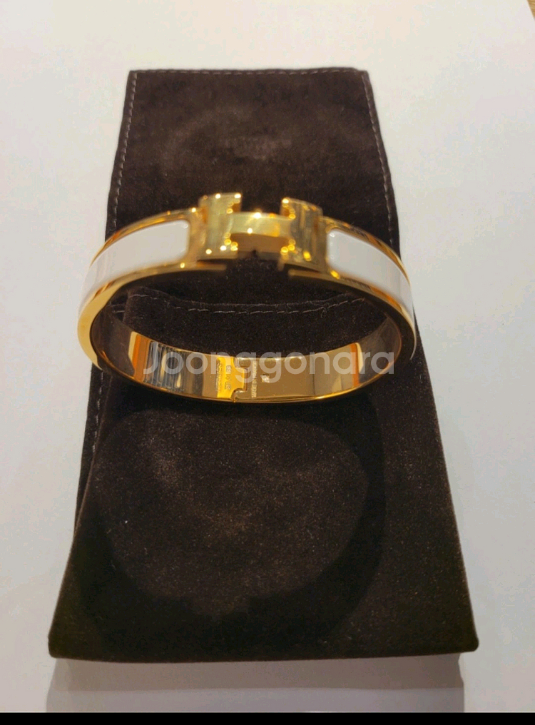 에르메스 클릭아슈 PM (화이트/로즈골드)--0