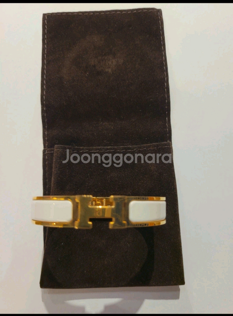 에르메스 클릭아슈 PM (화이트/로즈골드)--1