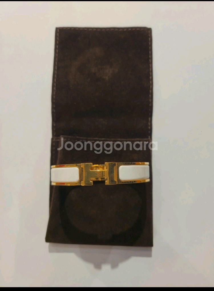 에르메스 클릭아슈 PM (화이트/로즈골드)--2