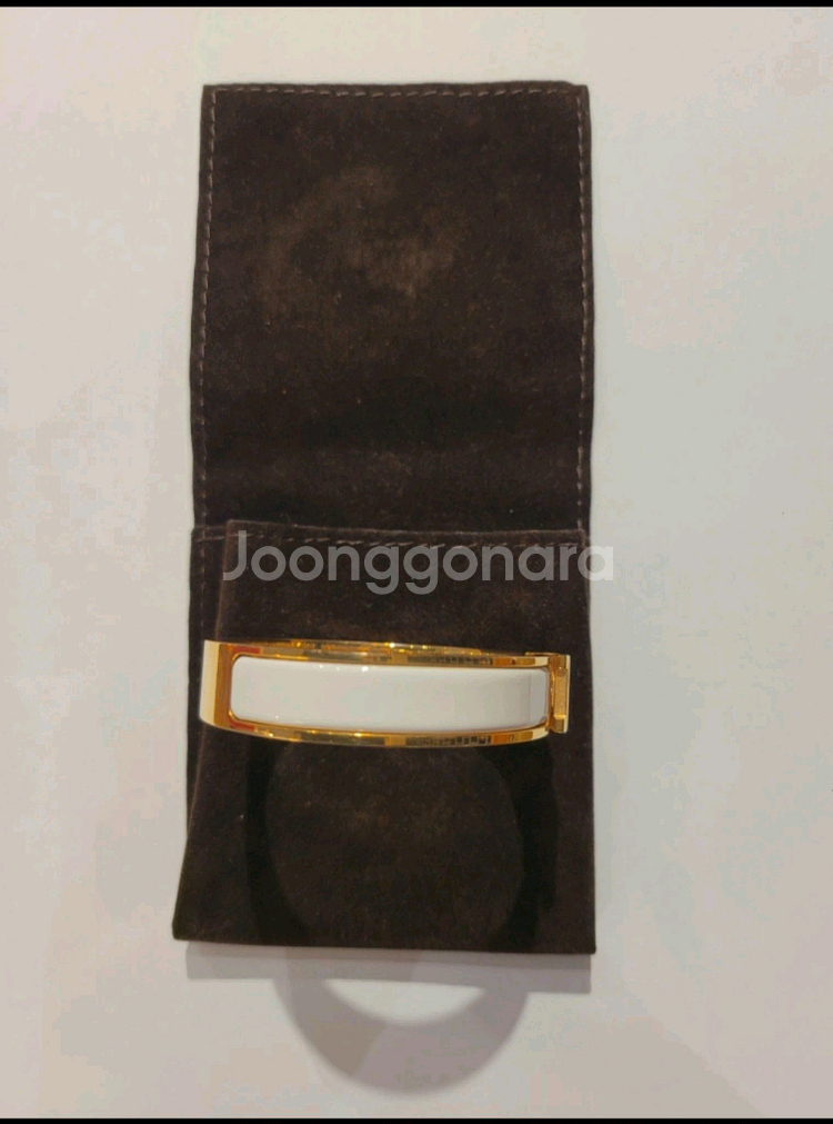 에르메스 클릭아슈 PM (화이트/로즈골드)--4