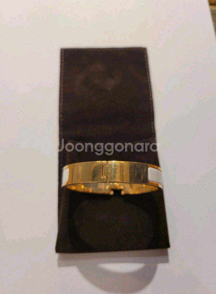 에르메스 클릭아슈 PM (화이트/로즈골드)--3