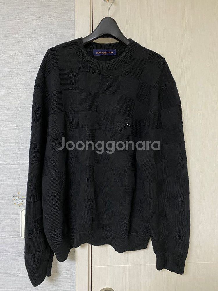 [L,한정판] 루이비통 버질아블로 다미에 스티치 니트--0
