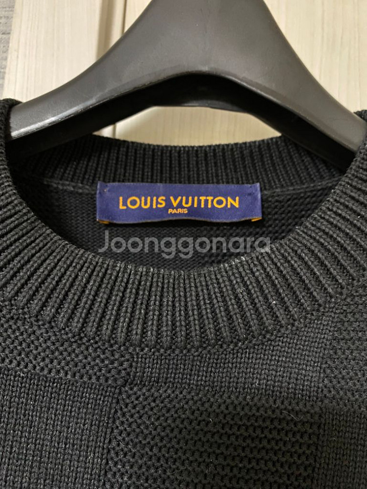 [L,한정판] 루이비통 버질아블로 다미에 스티치 니트--3