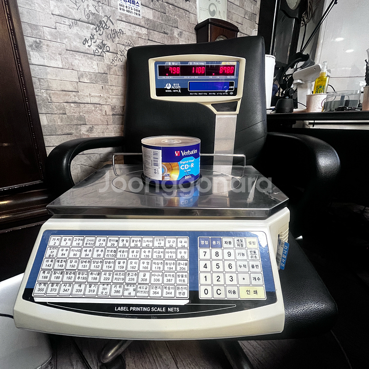 라벨저울 프린트저울 원산지이력전자저울 ACOM(NETS 미-15)--0