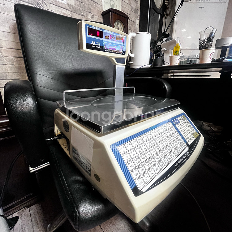 라벨저울 프린트저울 원산지이력전자저울 ACOM(NETS 미-15)--3