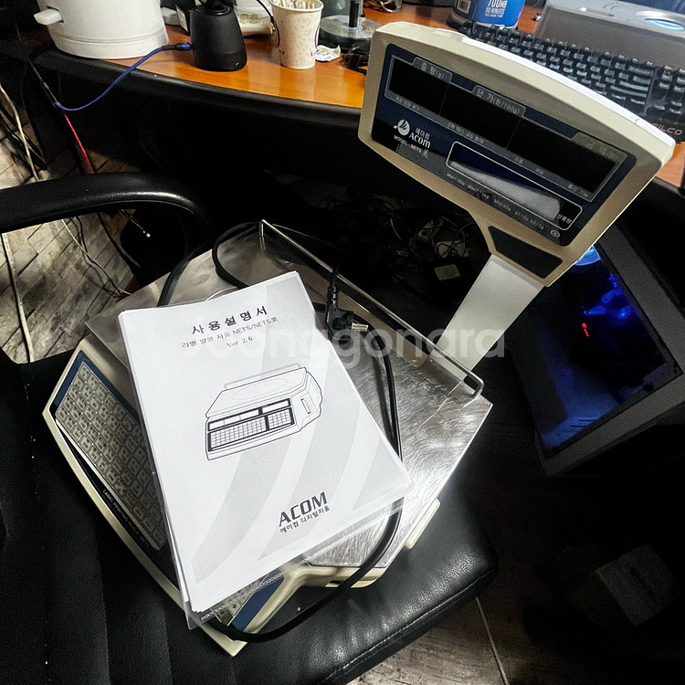 라벨저울 프린트저울 원산지이력전자저울 ACOM(NETS 미-15)--7