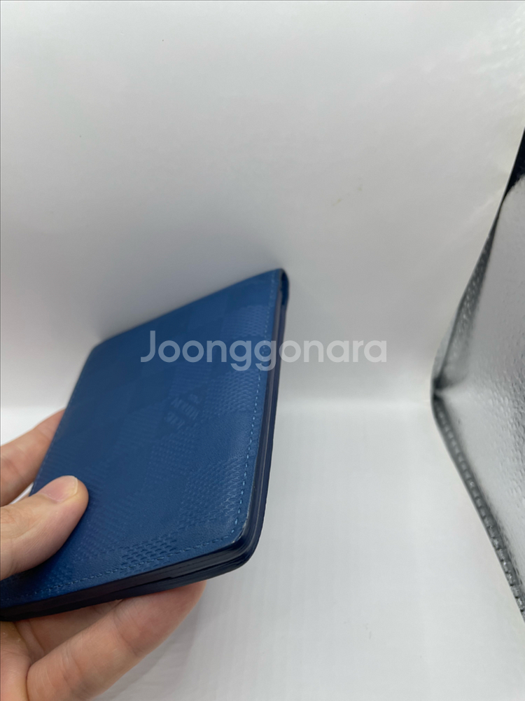 [OS] 루이비통 다미에 인피니 블루 반지갑--6