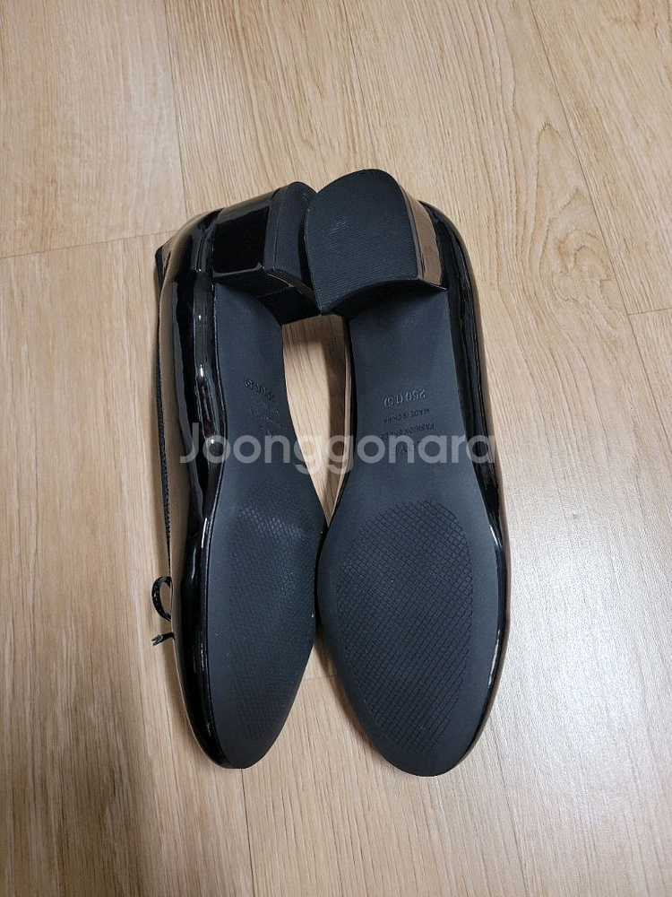 여성)에나멜 플랫 슈즈(새상품250m)--3