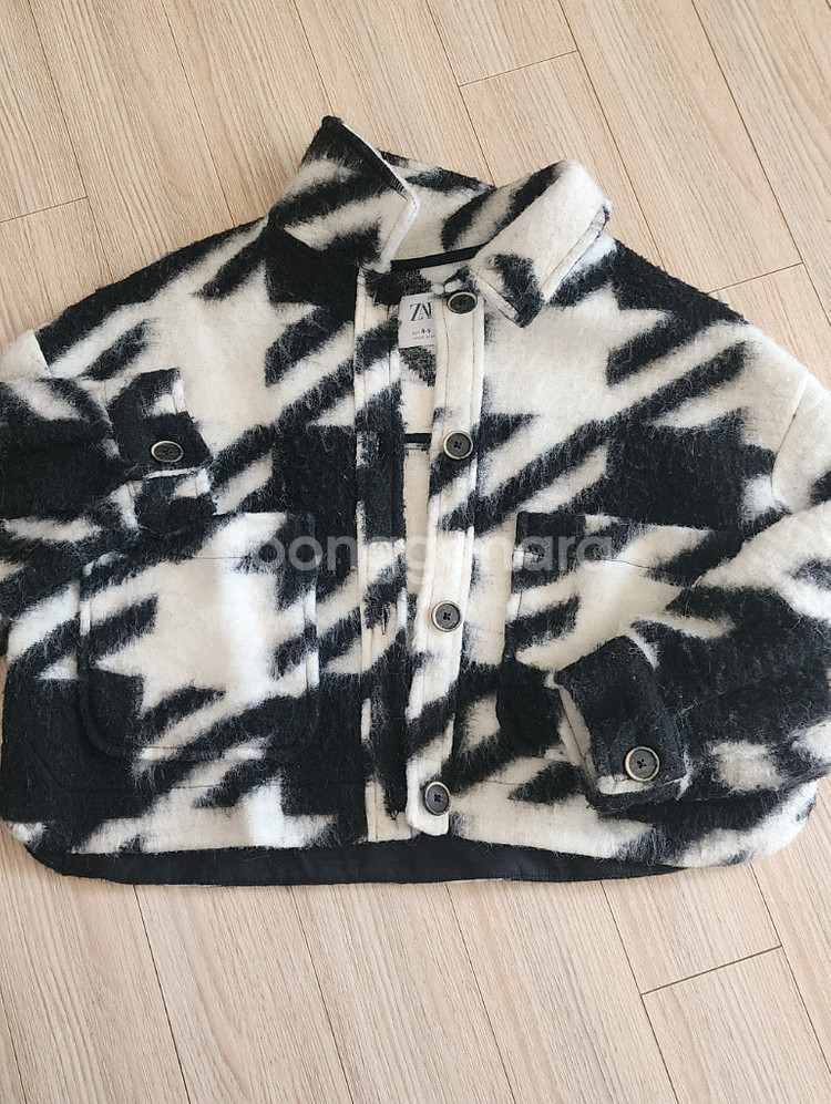 자라 아동 체크 자켓 8-9세--0